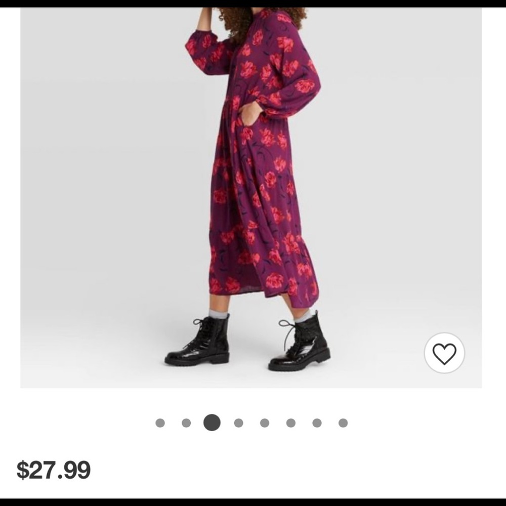 A New Day deep purple dress